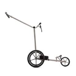Ticad Voyage Elektrotrolley -Golfausrüstungsgeschäft 02 TiCad Voyage Profilansicht GFK Rad Web 1280x1280