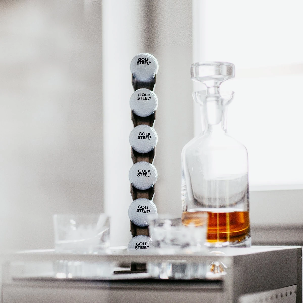 Golf + Steel Golfball Tischrack 8 Golf + Steel Golfball Tischrack – Bild 6