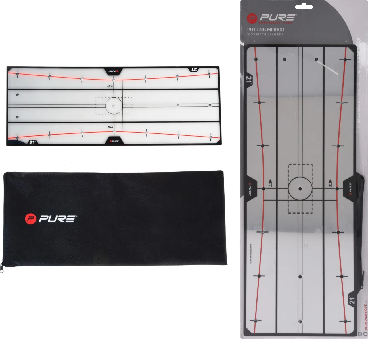 Pure2improve Putting Spiegel 3 Pure2improve Putting Spiegel