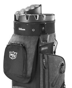 Wilson Staff I-LOCK 3 Cartbag -Golfausrüstungsgeschäft WG4005501 4 WS I LOCK CART Bag BL Charcoal png high res 1280x1280