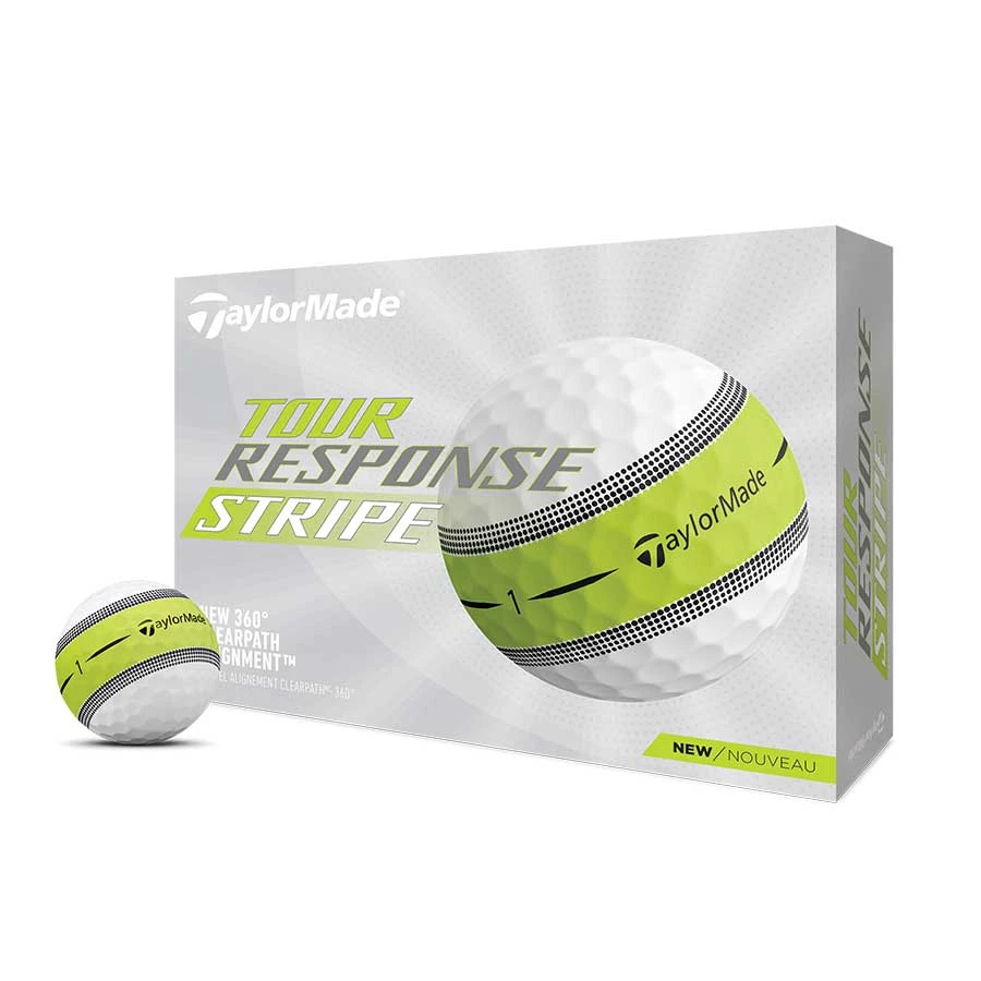 TaylorMade Tour Response STRIPE 2022 - White/Lime 3 TaylorMade Tour Response STRIPE 2022 - White/Lime